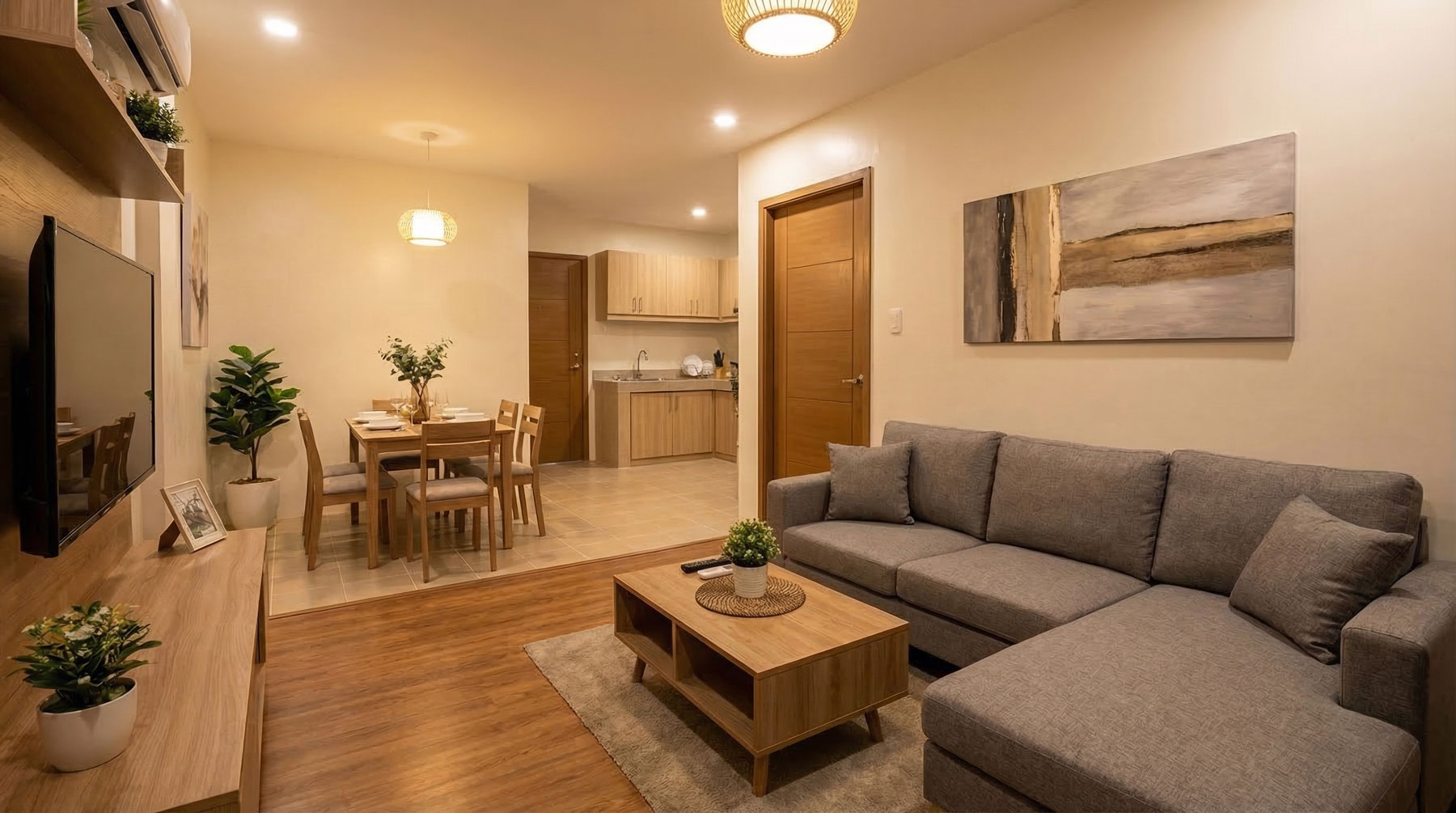 Artist's perspective on the model house