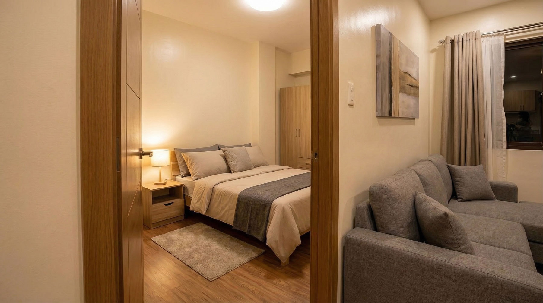 Artist's perspective on the model house